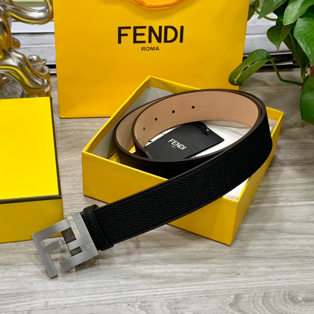 Fendi Leather Belts 1:1 Mirror Version
