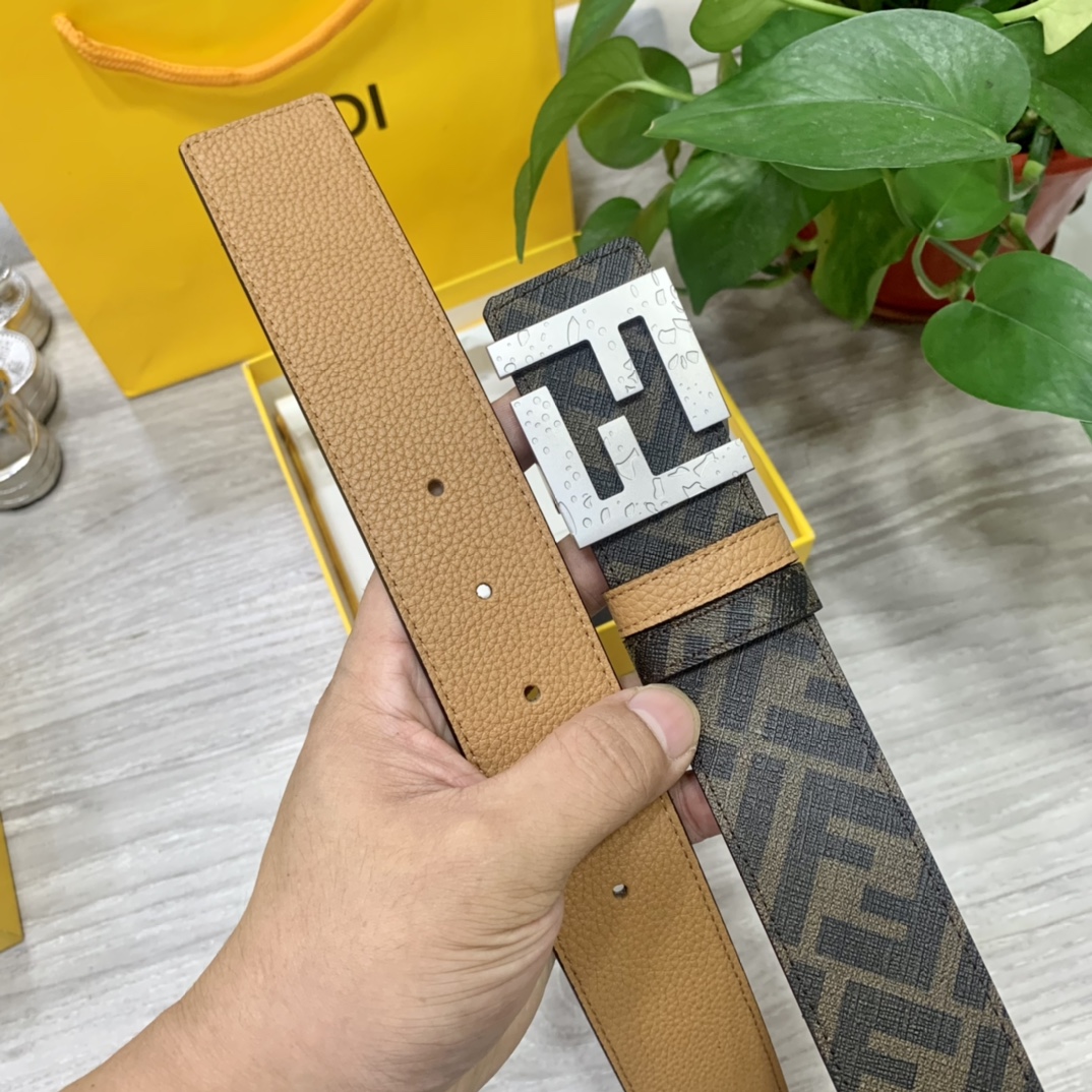 Fendi Leather Belts 1:1 Mirror Version