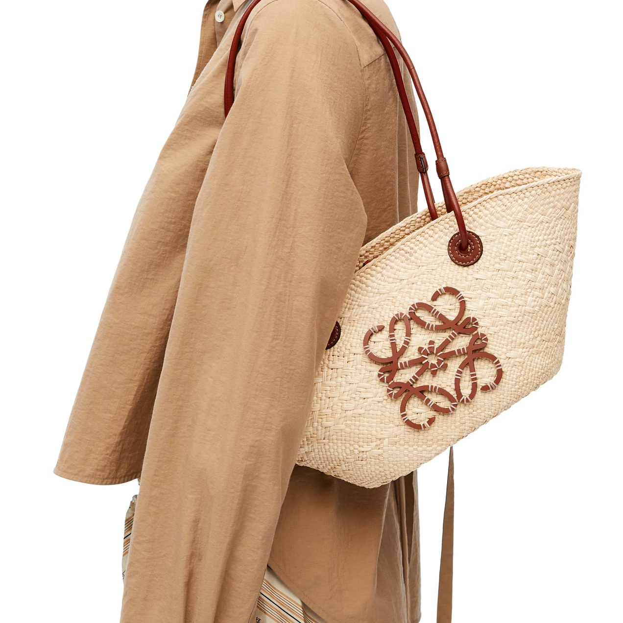 Loewe Anagram Basket Tote Bag Handbag 10A Top Quality Mirror Version