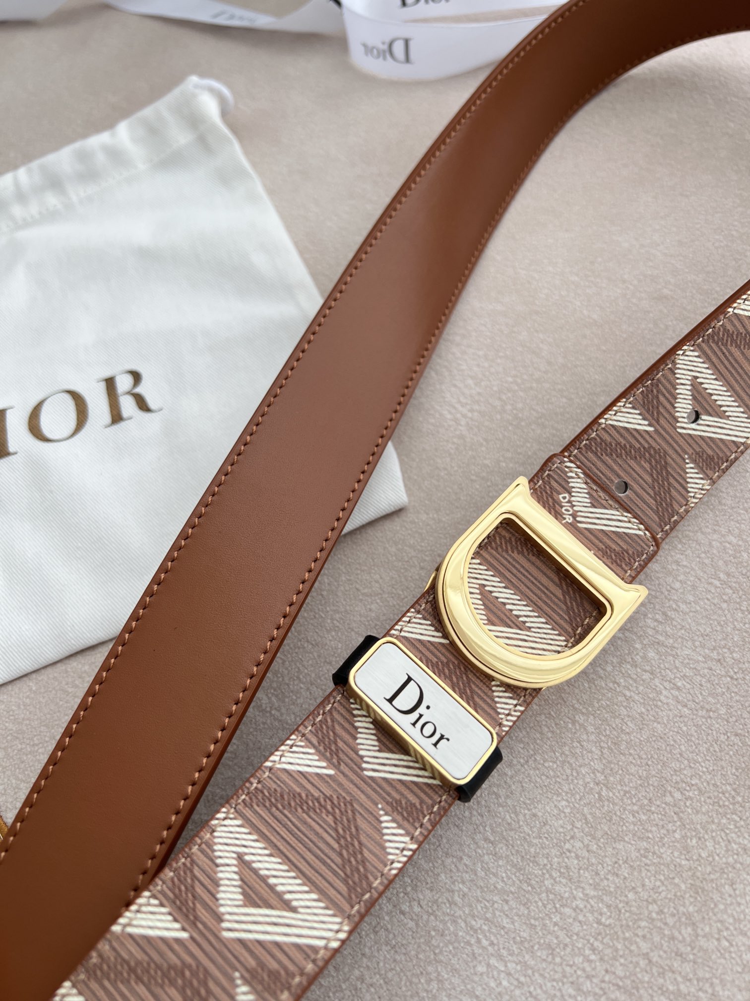 Dior Leather Belts 1:1 Mirror Version