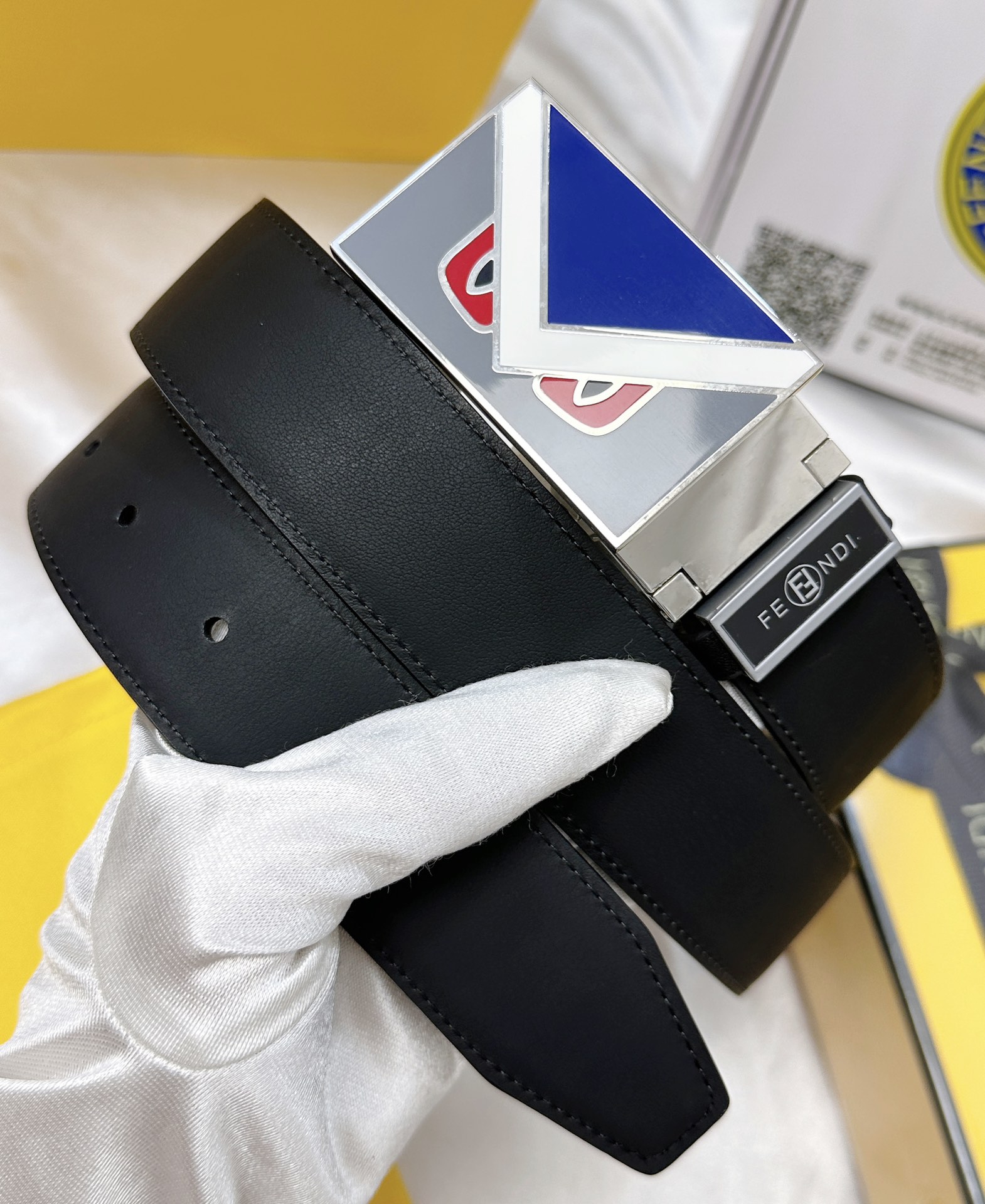 Fendi Leather Belts 1:1 Mirror Version