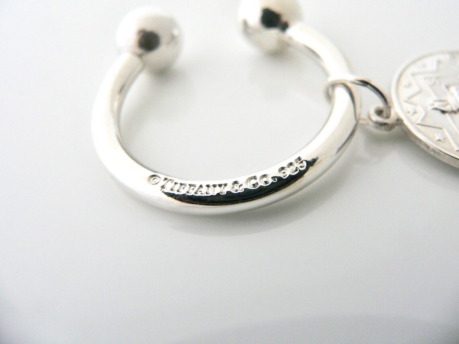 Tiffany & Co Liberty Key Ring Fire Freedom USA Keychain Cool Love Gift T and Co