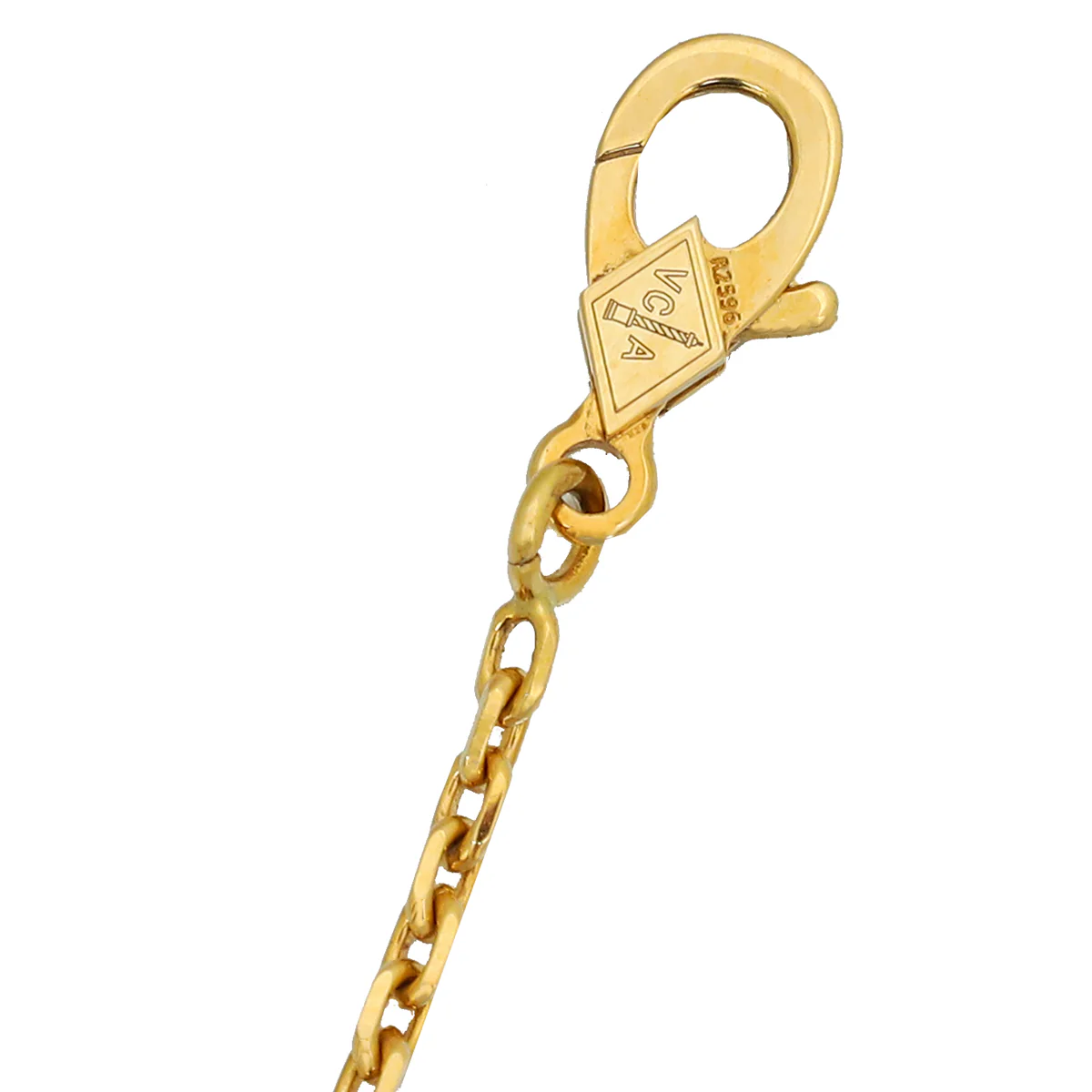 Van Cleef & Arpels 18K Yellow Gold 1 Motif Magic Alhambra Long Necklace