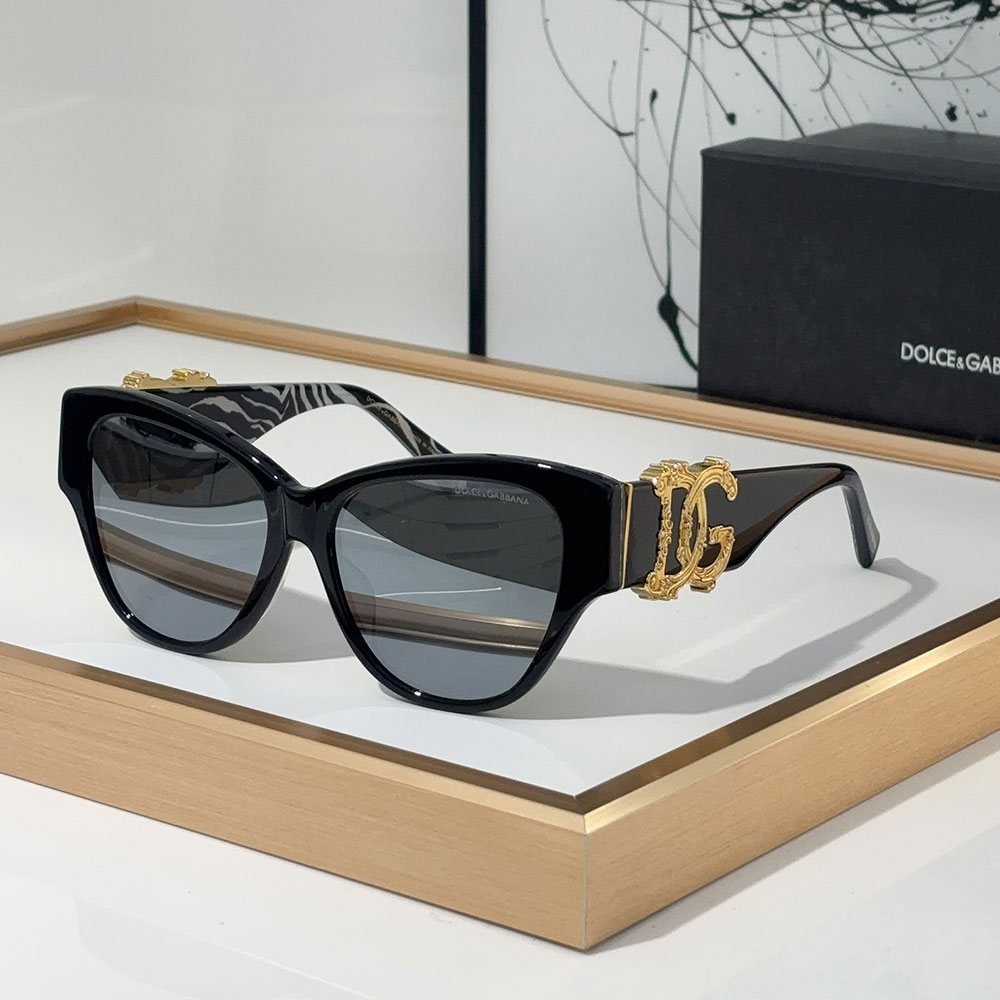 DOLCE & GABBAN DG Mirror leg Large Logo Sunglasses Top quality （Replica）