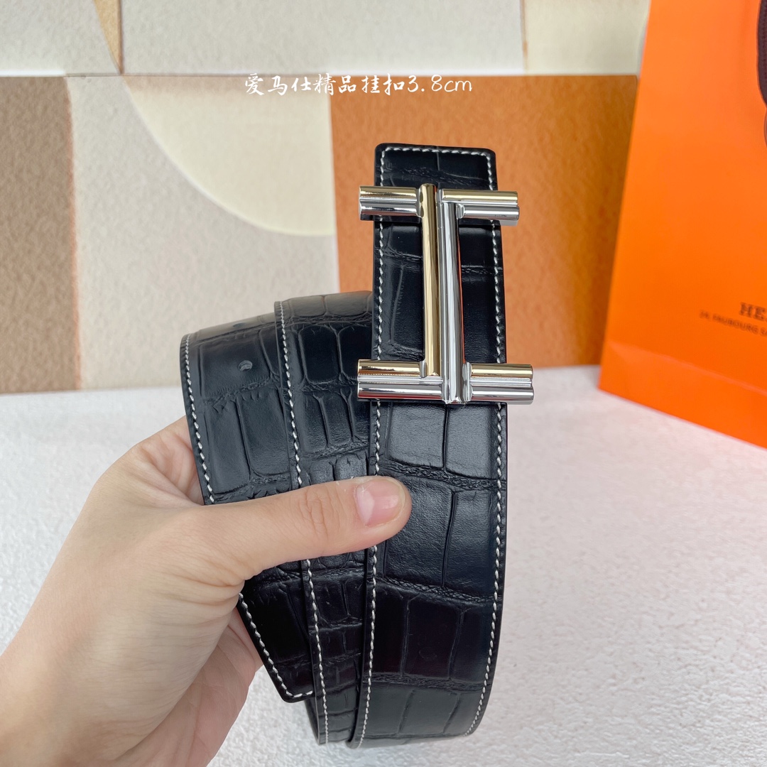 Hermes Leather Belts 1:1 Mirror Version