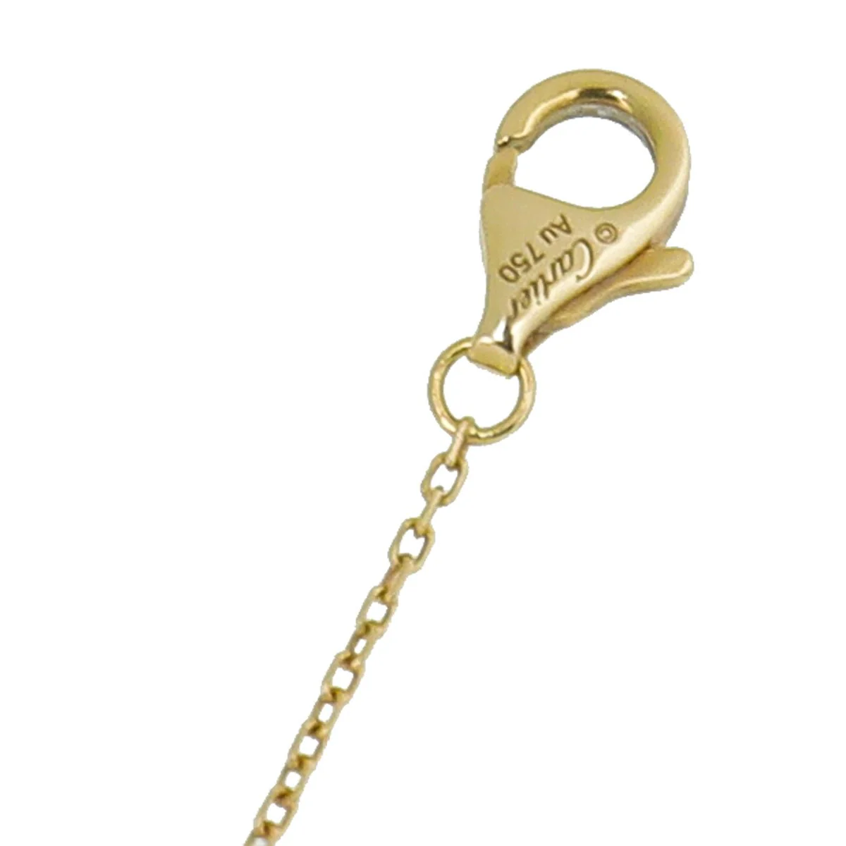 Cartier 18K Yellow Gold MOP Diamond Amulette De Cartier XS Model Bracelet