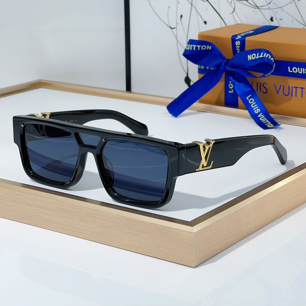 Louis Vuitton LV  Mirror leg Logo sunglasses Top quality （Replica）