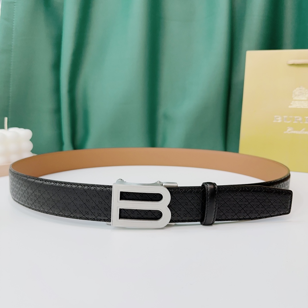 Burberry Leather Belts 1:1 Mirror Version