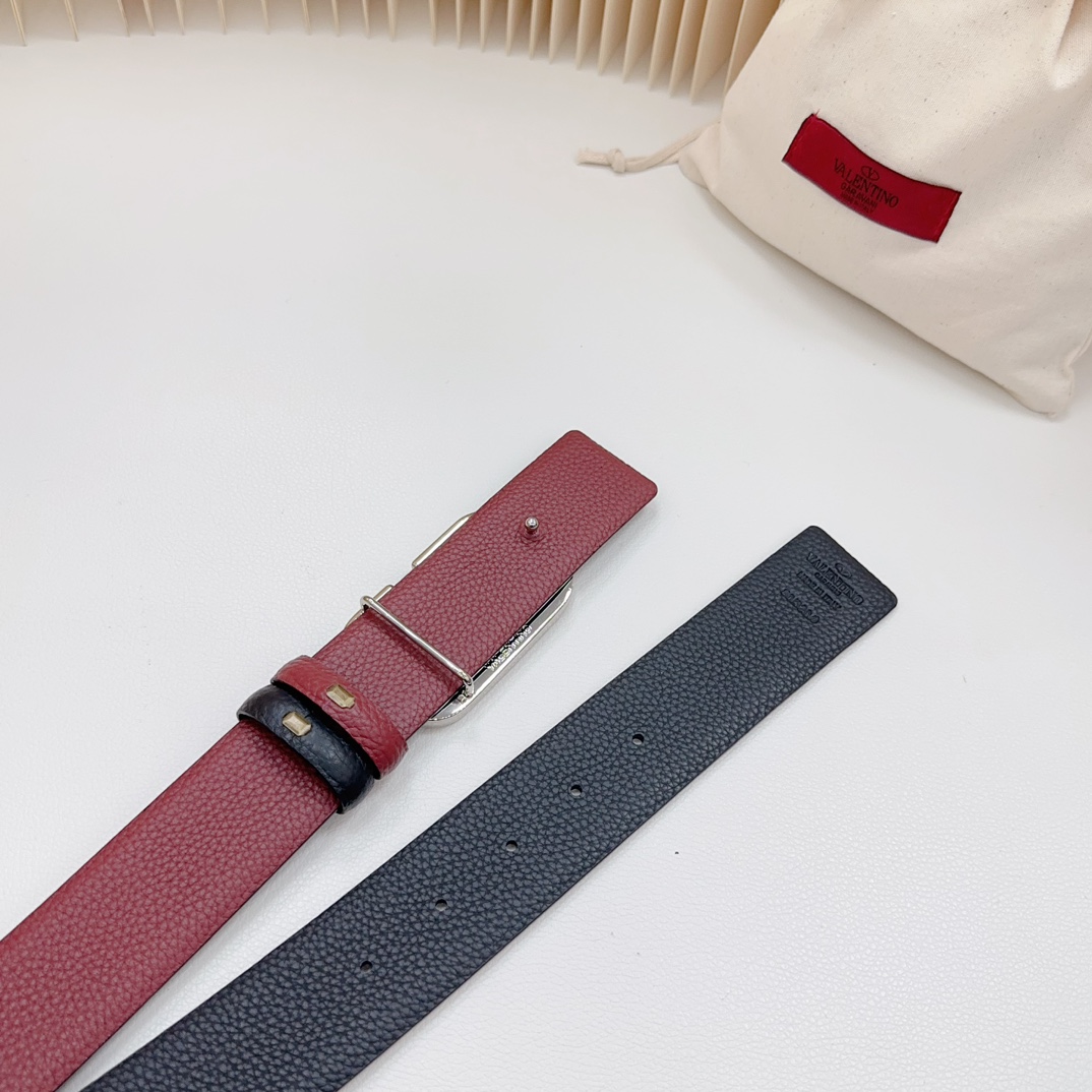 Valentino Leather Belts 1:1 Mirror Version