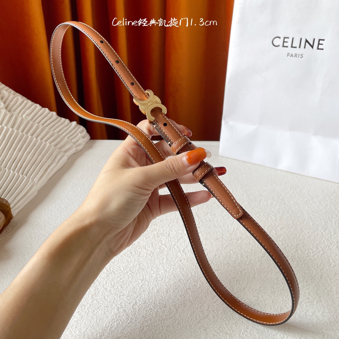 Celine Leather Belts 1:1 Mirror Version