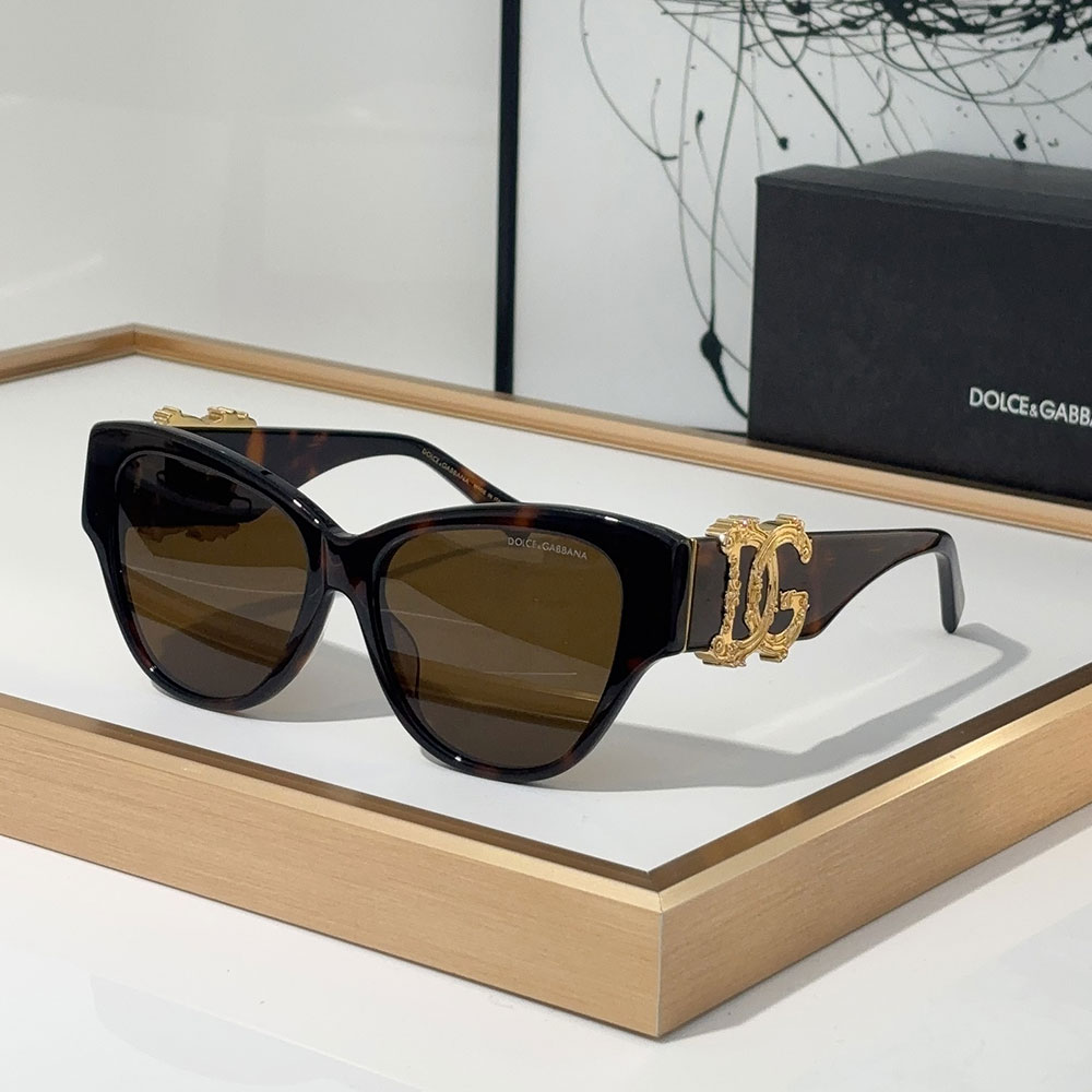 DOLCE & GABBAN DG Mirror leg Large Logo Sunglasses Top quality （Replica）