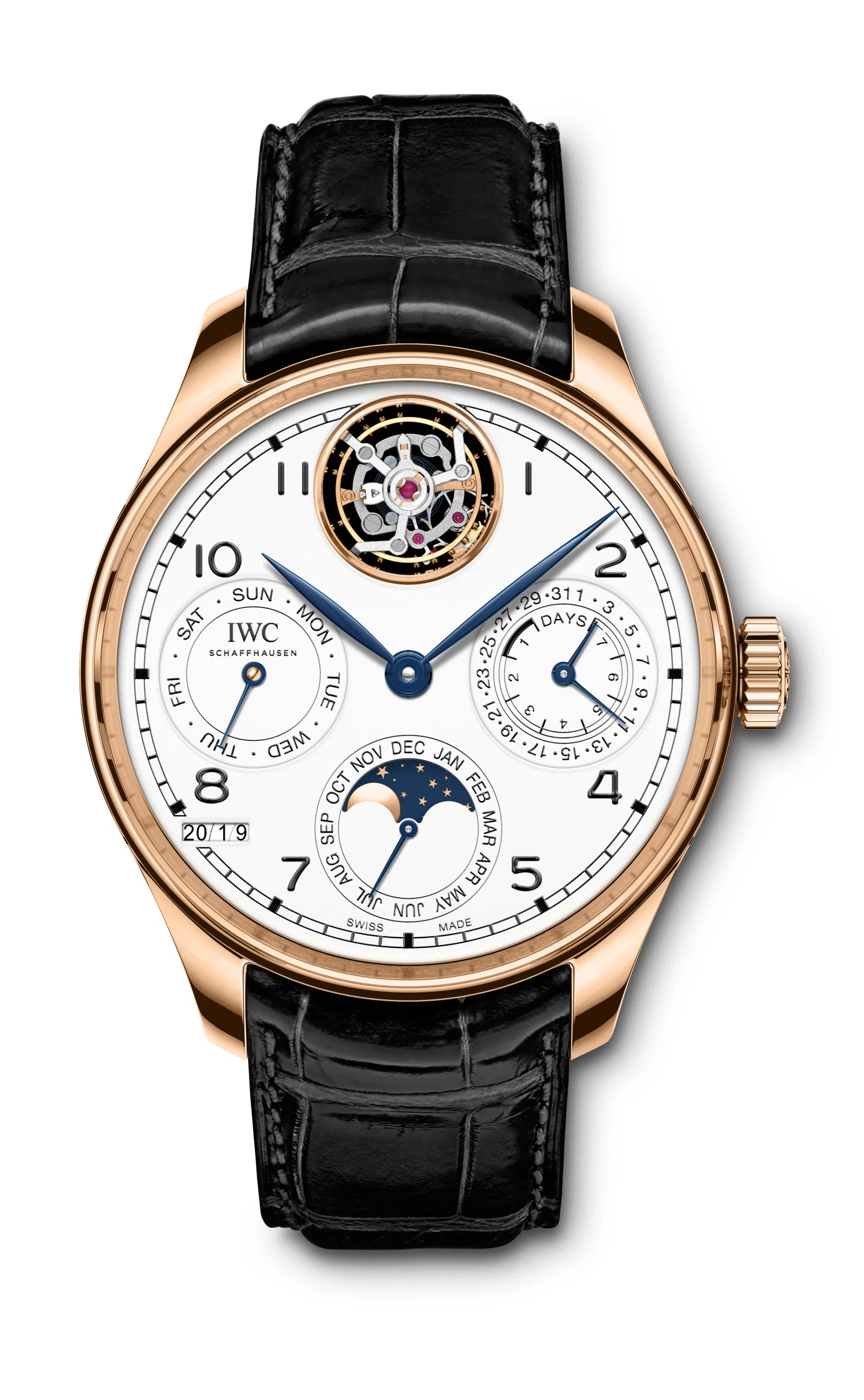 Portugieser perpetual calendar tourbillon edition 150 years iw504501
