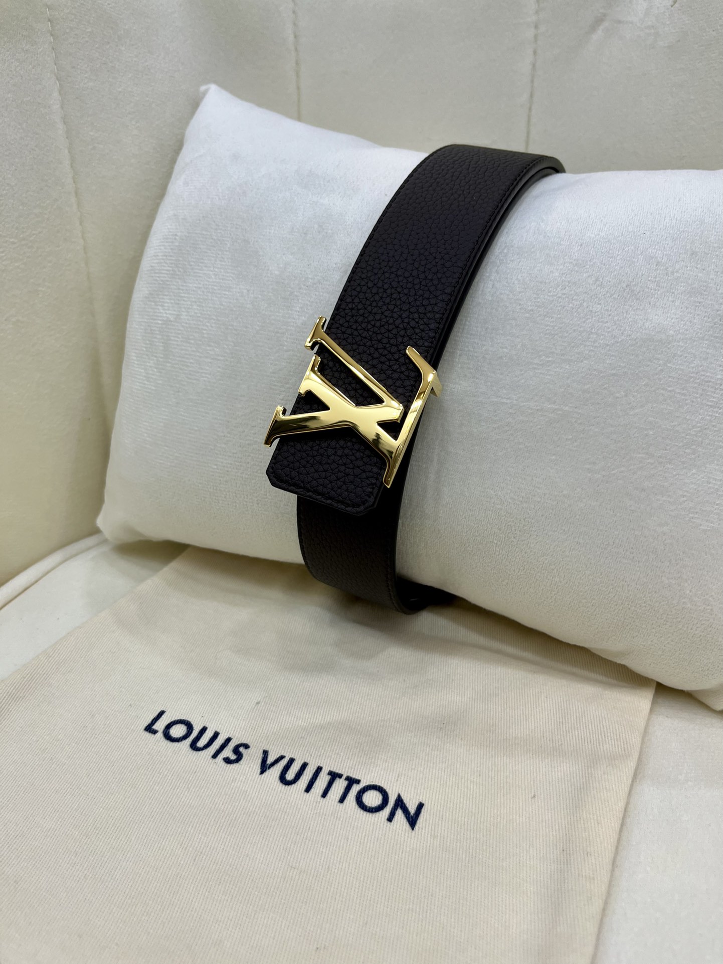 Louis Vuitton LV Leather Belts 1:1 Mirror Version
