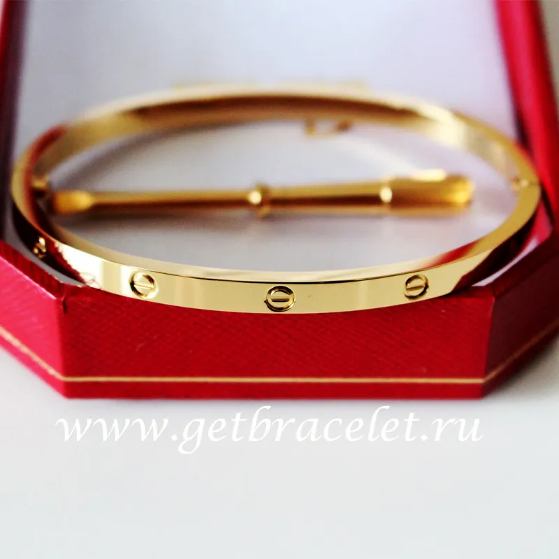 New Cartier Love Bracelet SM Yellow Gold B6047517