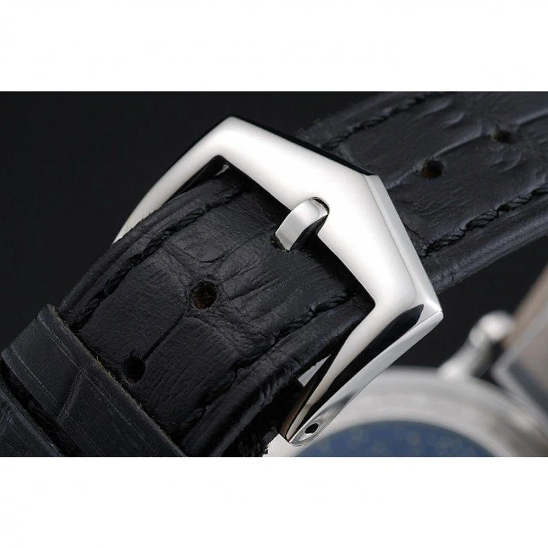 Perpetual Calendar Dial Black 40 mm, Stainless Steel