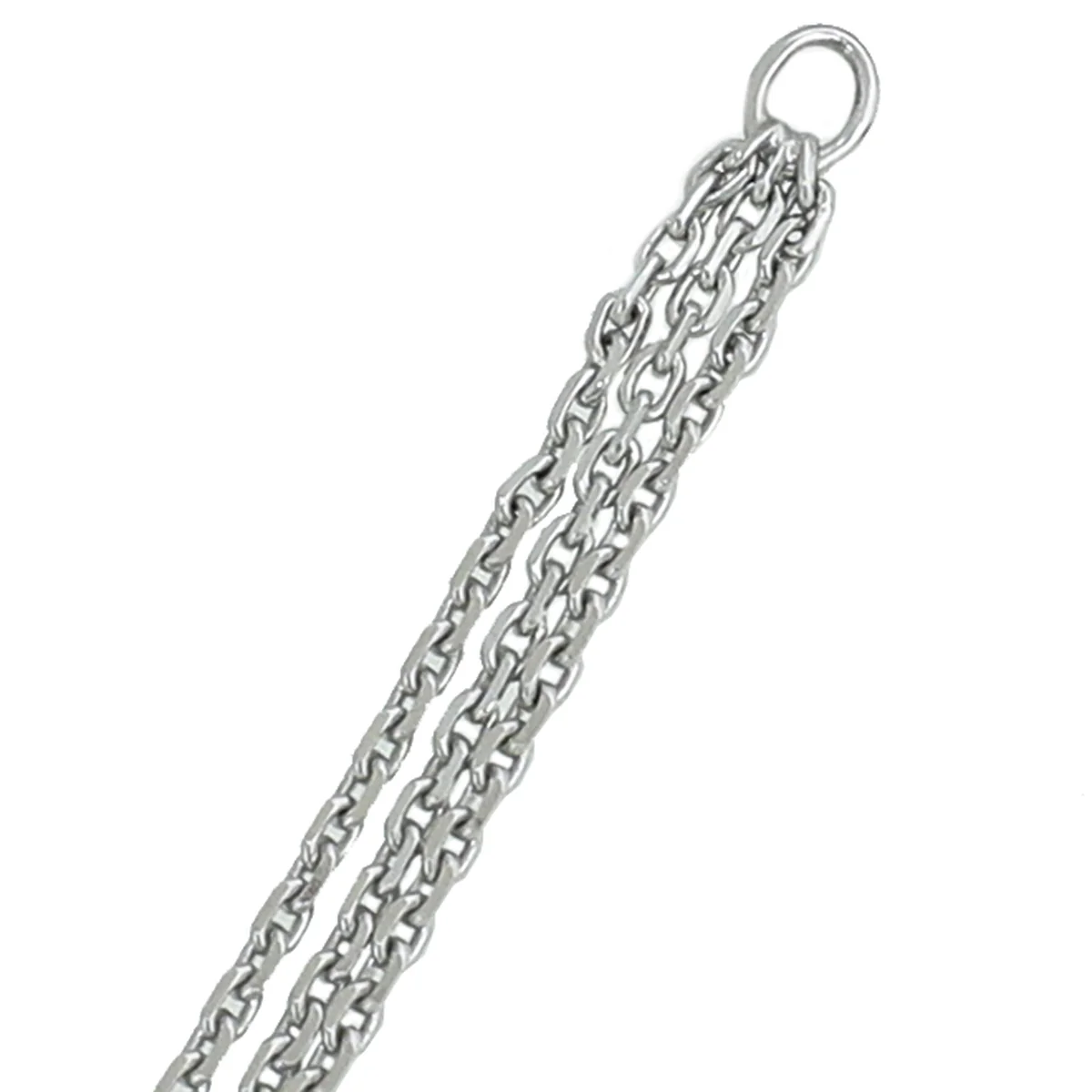 Chopard 18K White Gold Diamond Happy Spirit Pendant Necklace