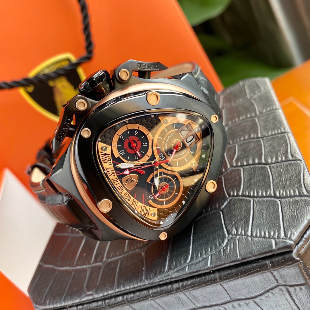 Tonino Lamborghini New Spyder Chronograph Black / Gold