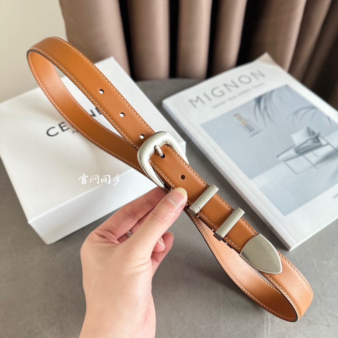 Celine Leather Belts 1:1 Mirror Version
