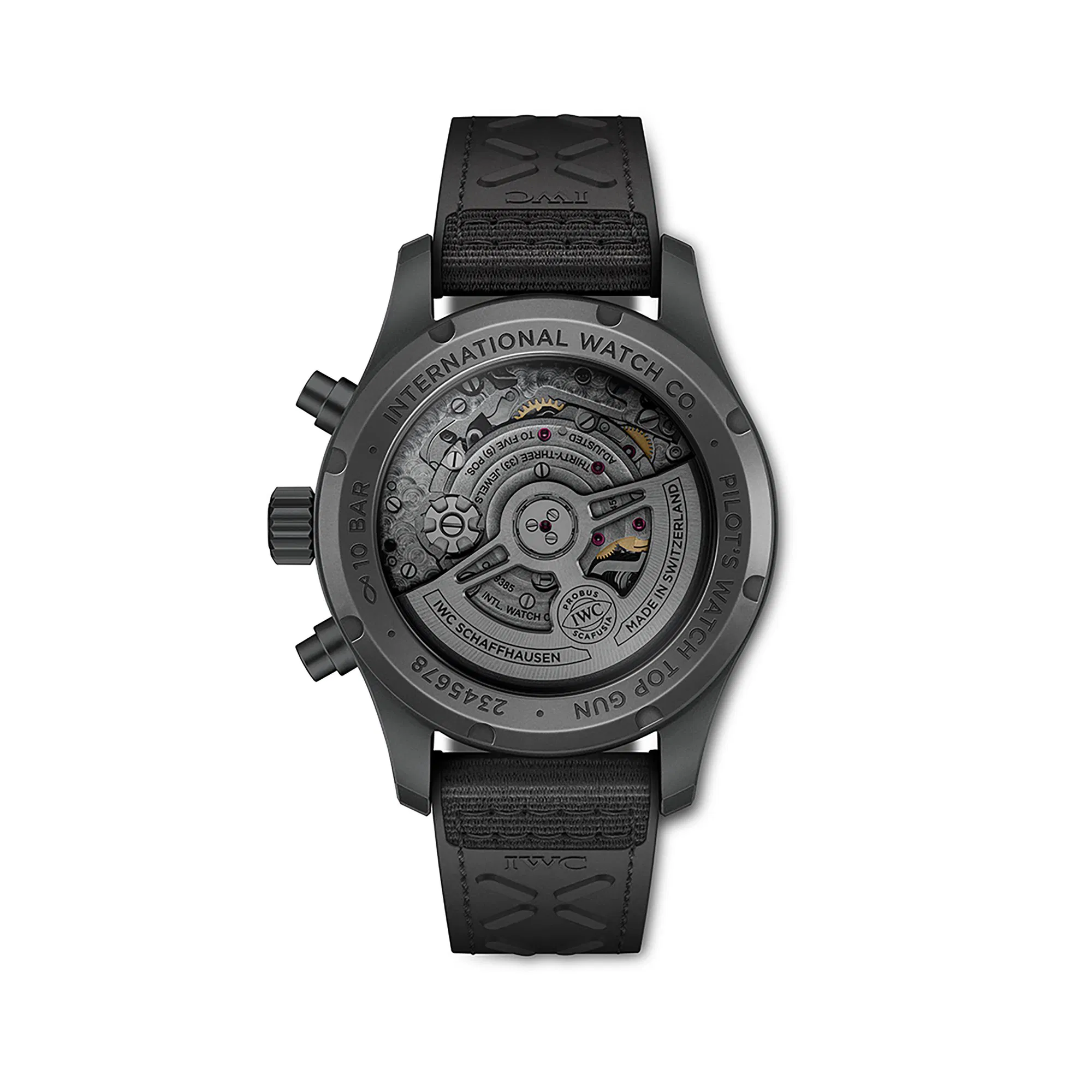 Schaffhausen Pilots watch chronograph 41 top gun edition ceratanium iw388106