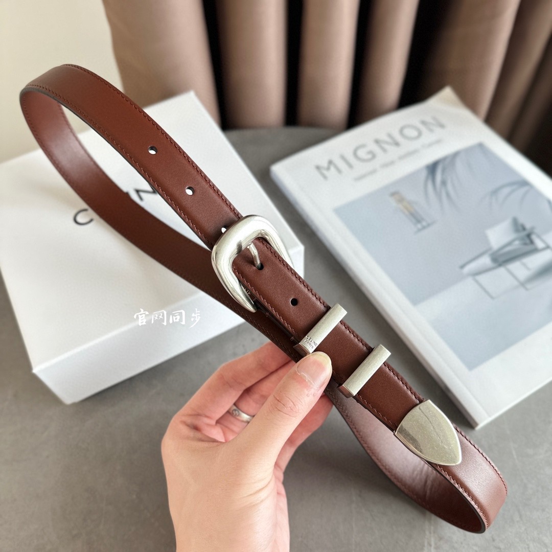 Celine Leather Belts 1:1 Mirror Version