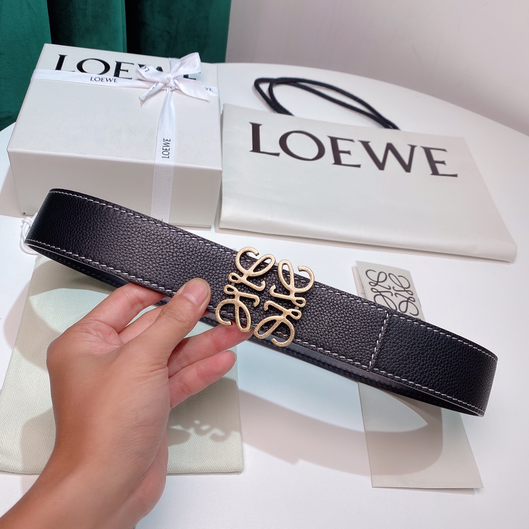 Loewe Leather Belts 1:1 Mirror Version