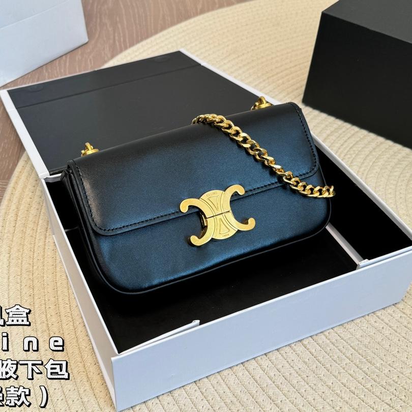 Celine Triomphe  Handbag Shoulder Bag Chain Strap Crossbody Bag  (Replica)