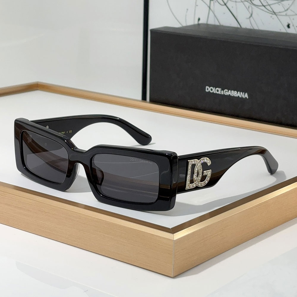 DOLCE & GABBAN DG Small Box Logo Mirror leg  Sunglasses Top quality （Replica）