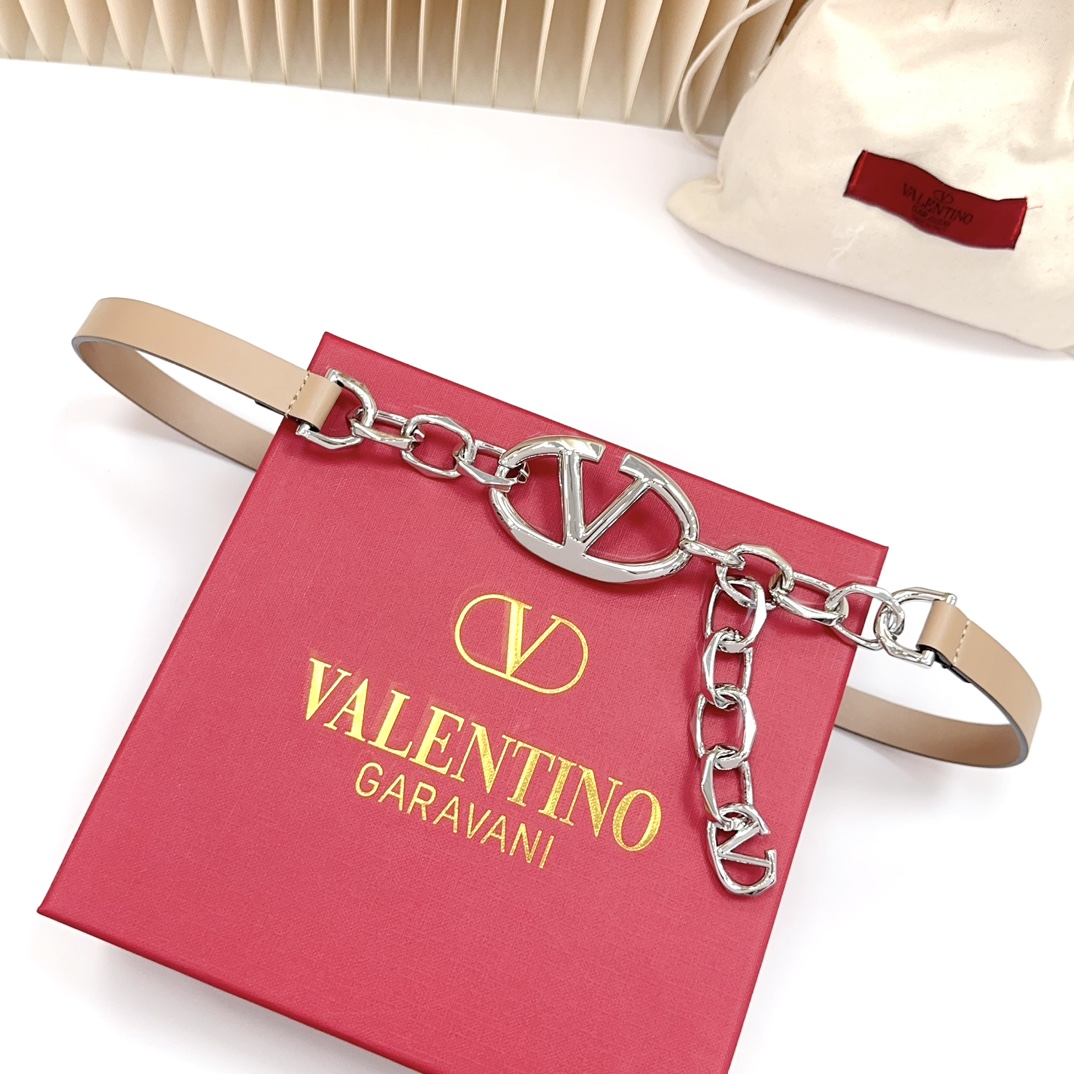 Valentino Leather Belts 1:1 Mirror Version