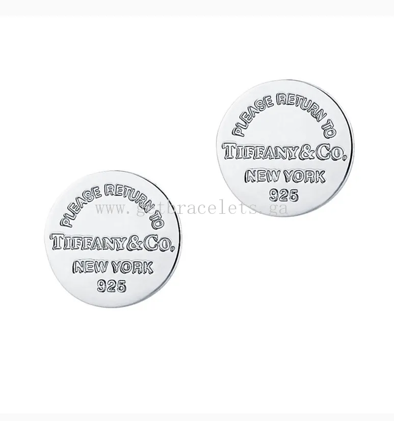 Return to Tiffany Circle Stud Earrings in Silver