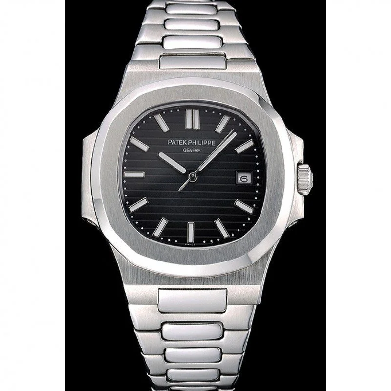 Nautilus 3711/1B Dial Black 39 mm, Stainless Steel