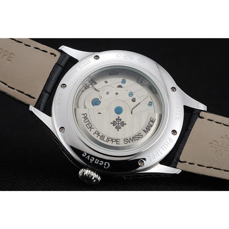 Day Date Tourbillon Dial Black 45 mm, Stainless Steel