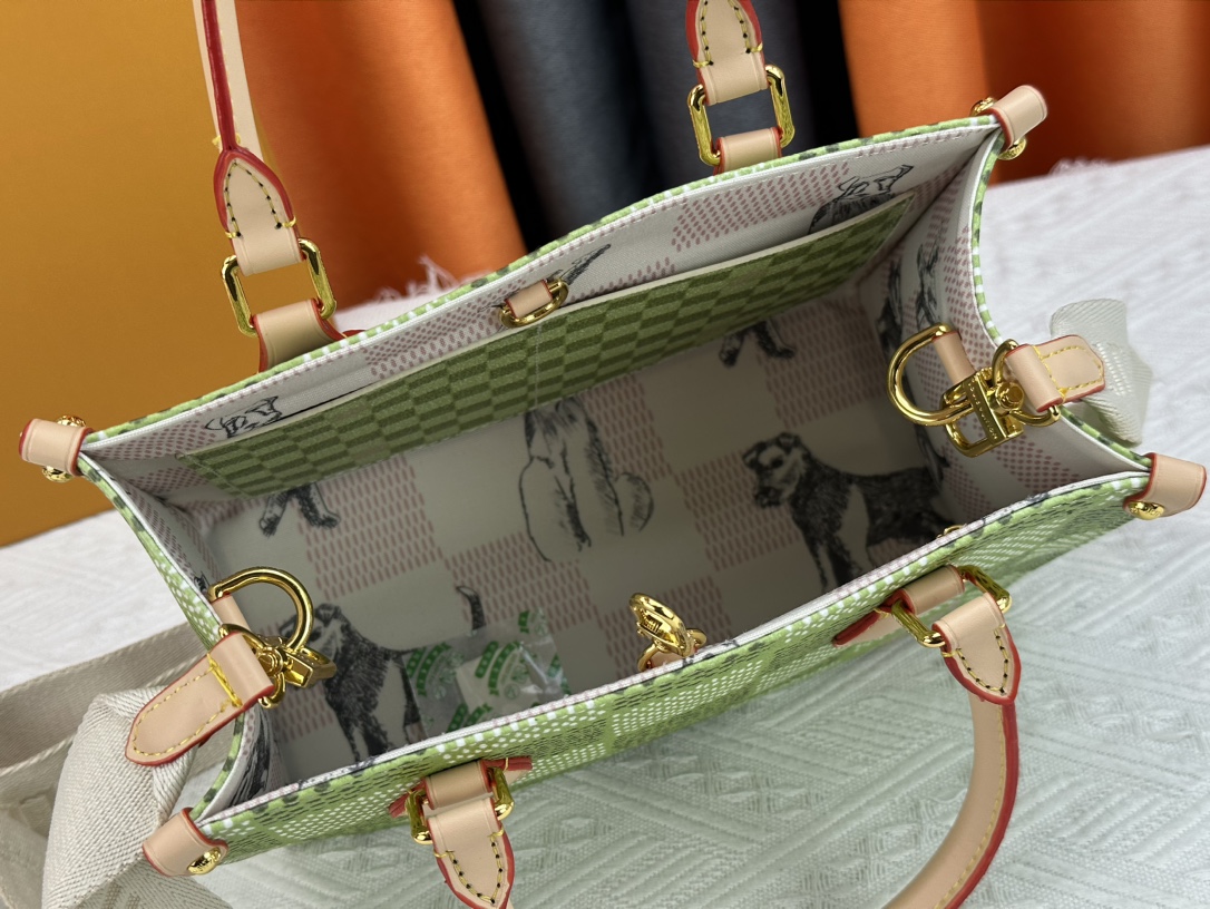 Louis Vuitton On The Go Tote M46833 Shoulder Bag Handbag