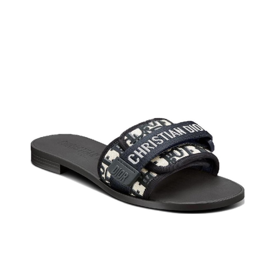 Dior DWAY Slide Slipper Sandals  With Adjustable Type Slide Sandal (Replica)