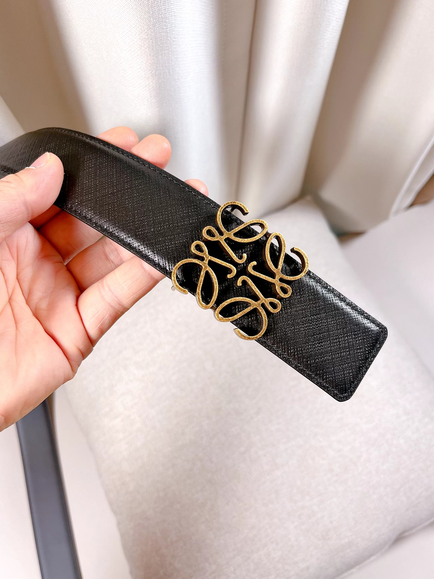 Loewe Leather Belts 1:1 Mirror Version