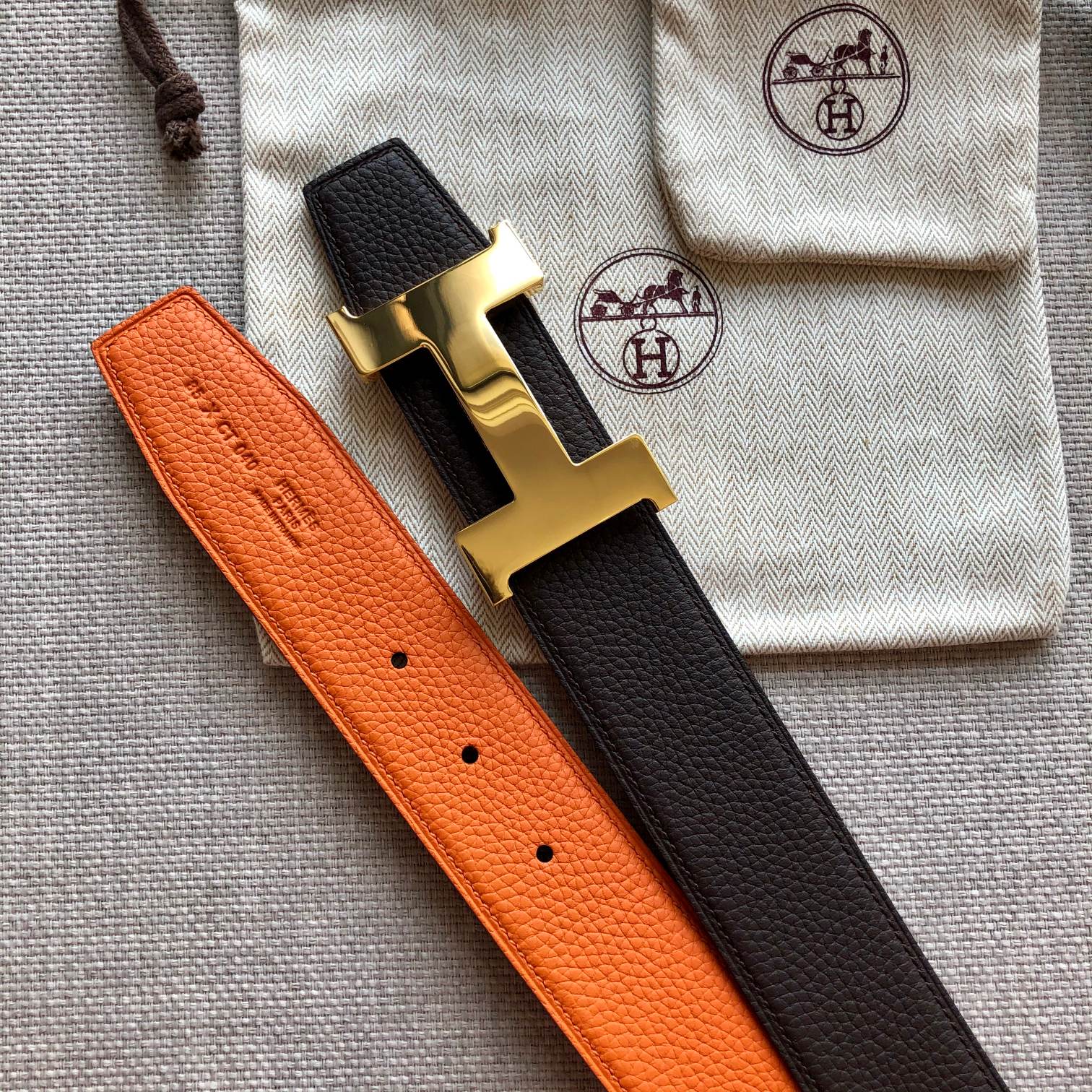 Hermes Leather Belts 1:1 Mirror Version
