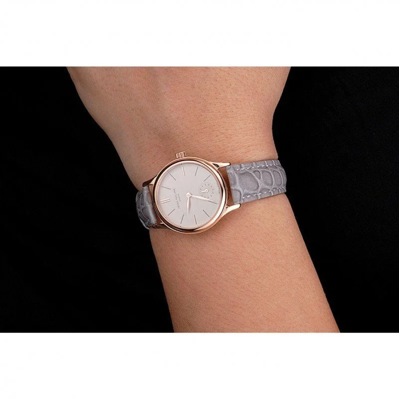 Calatrava Dial Silver 28 mm, Rose Gold Plated