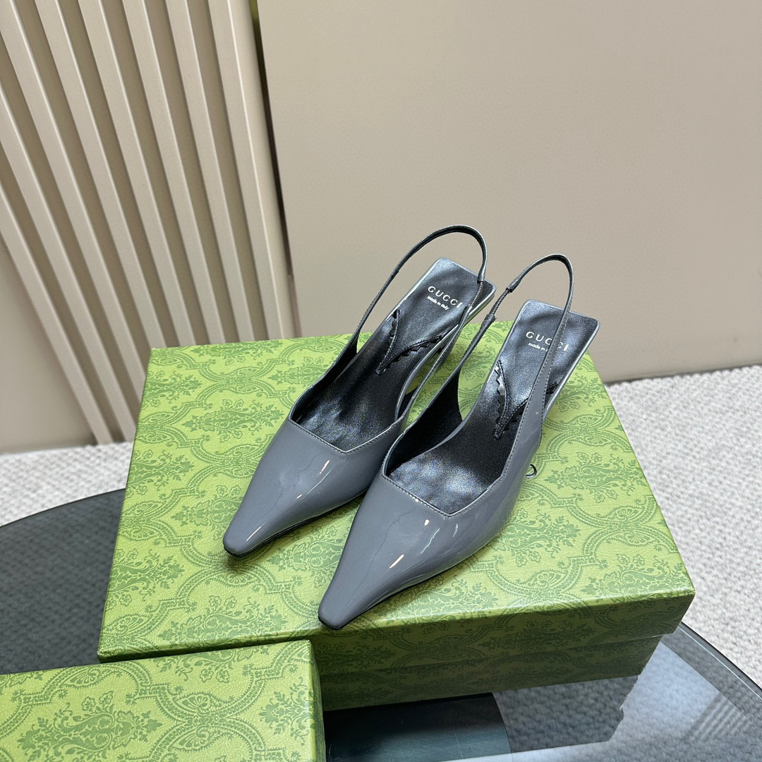 Gucci Square Toe Strappy Sandals Slide Sandal (Replica)