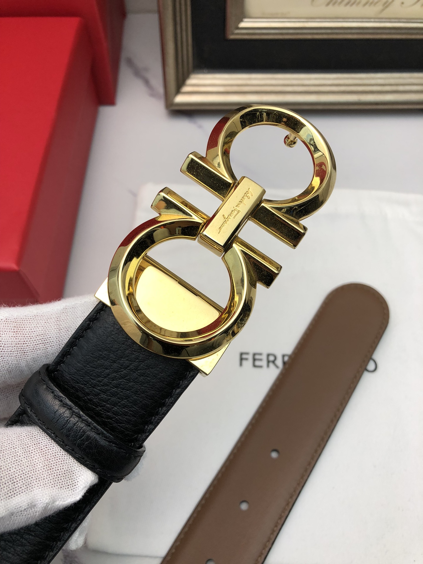 Ferrgamo Leather Belts 1:1 Mirror Version