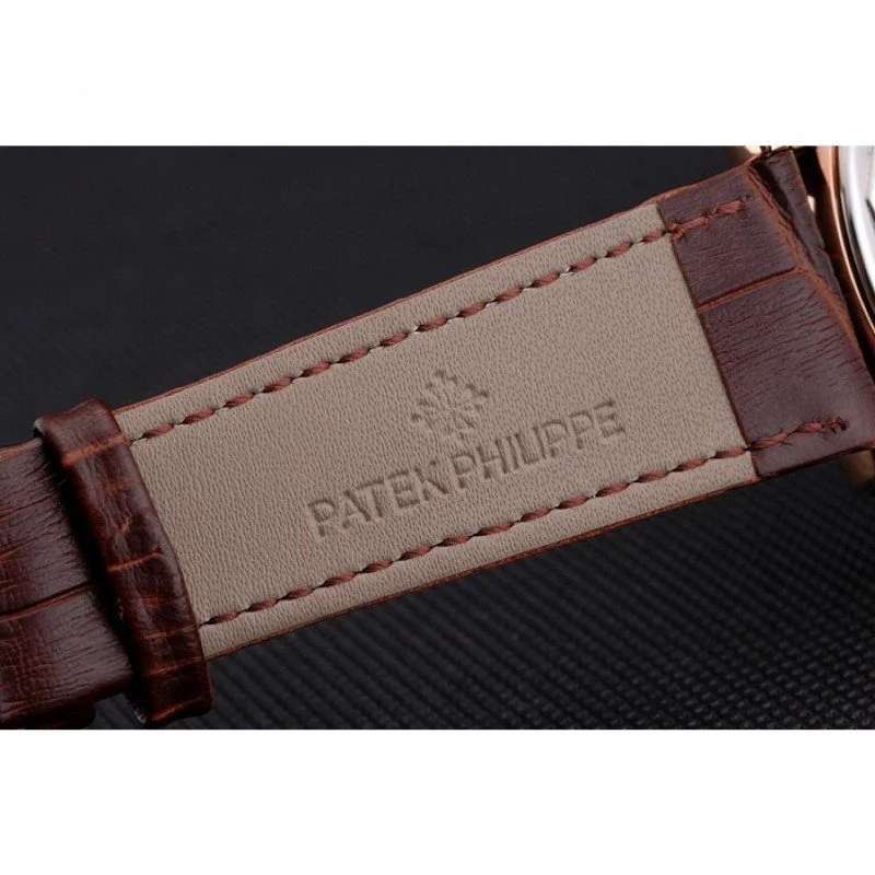 Perpetual Calendar Tourbillon Dial White 44 mm, Rose Gold Plated