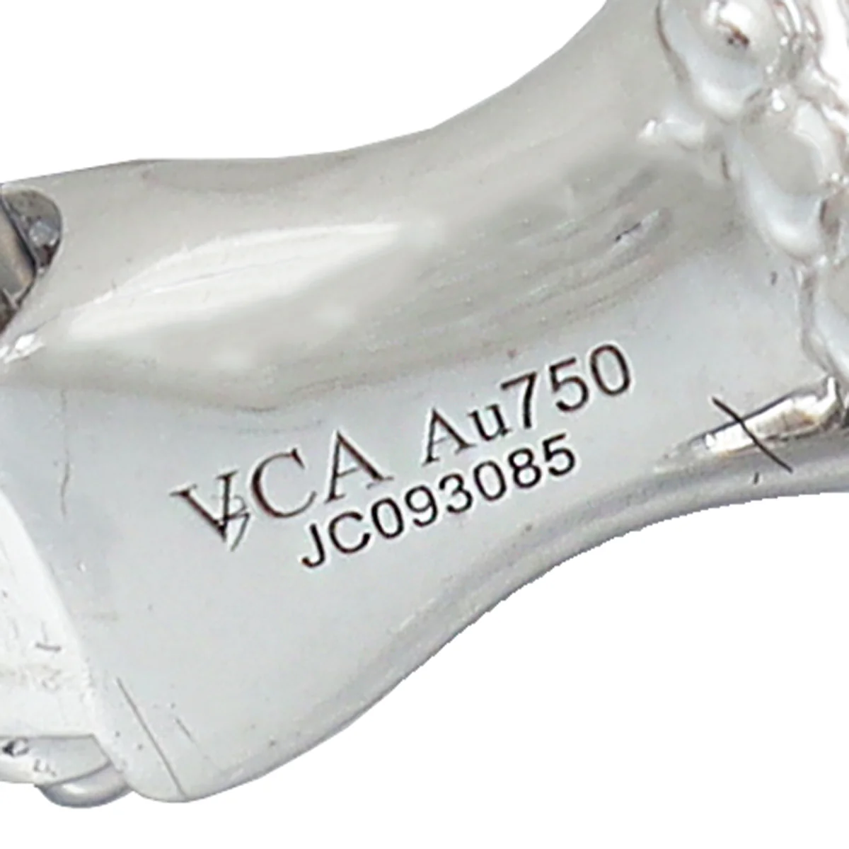 Van Cleef & Arpels 18K White Gold Diamonds Magic Alhambra 3 Motifs Earrings