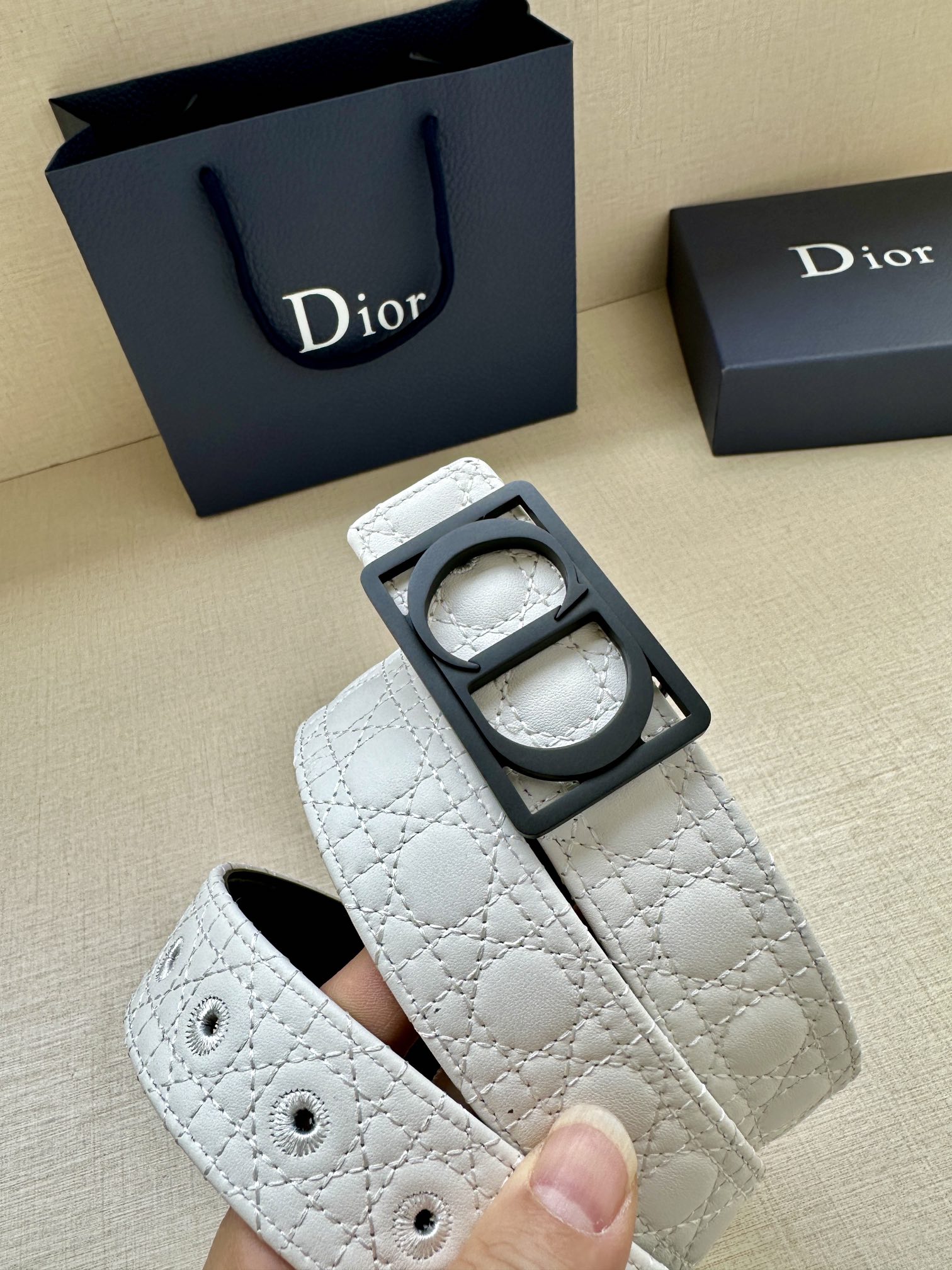 Dior Leather Belts 1:1 Mirror Version