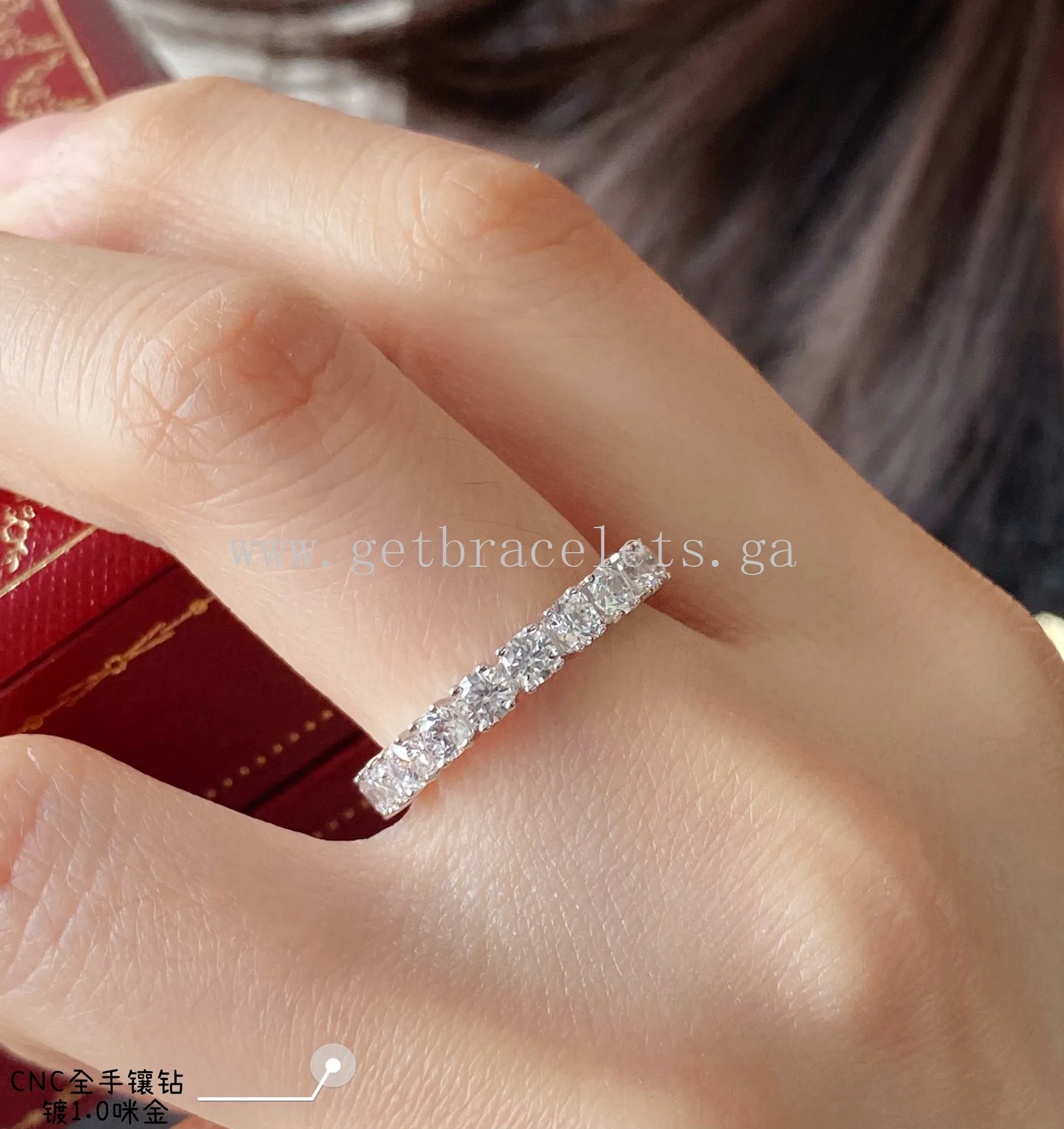 Essential De Cartier Wedding Diamonds Ring Bracelet White Gold