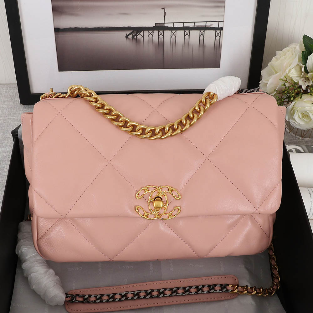 CHANEL 19 Flap Bag Small&Medium Chain Strap Shoulder Bag (Replica)