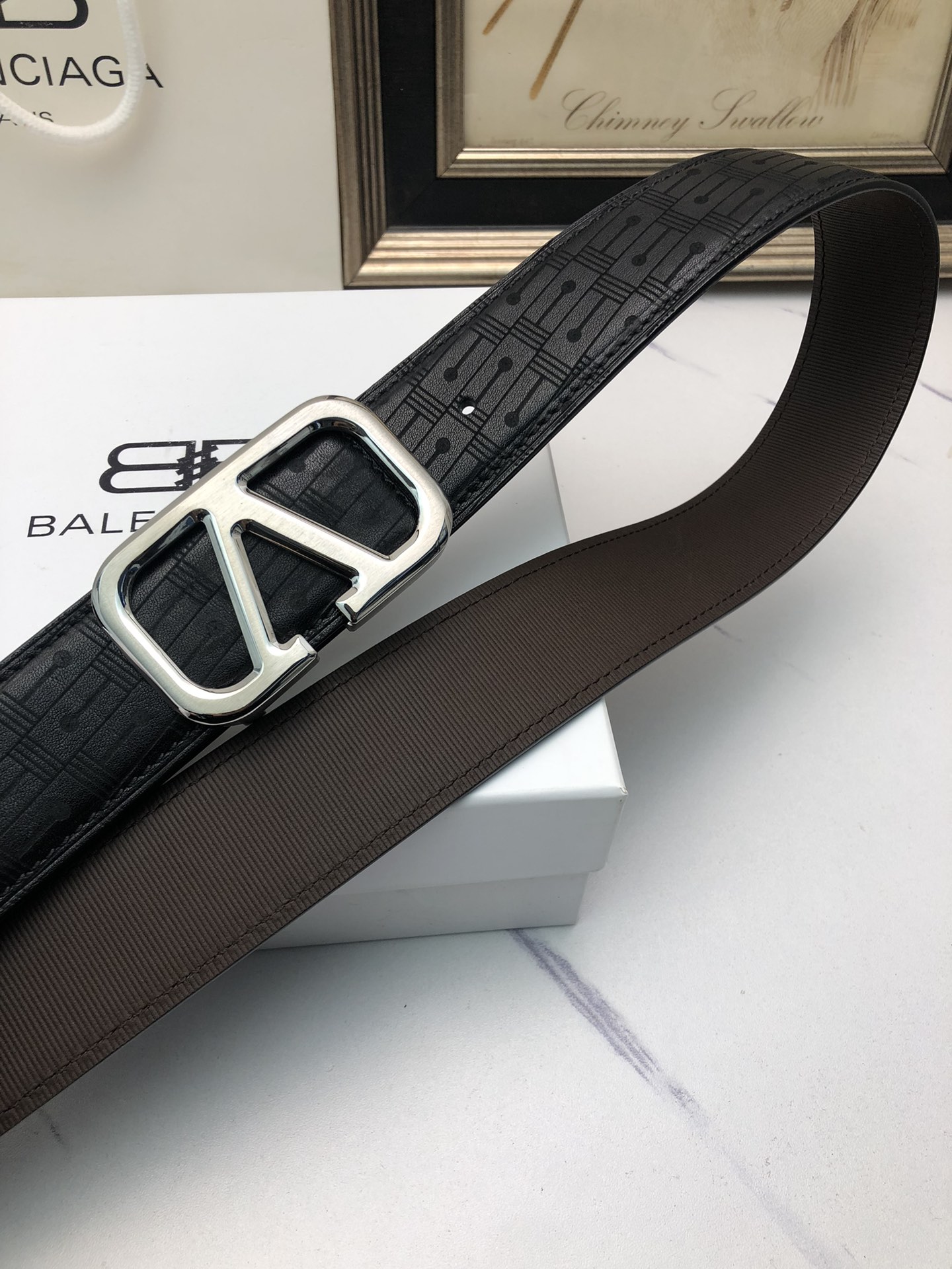 Valentino Leather Belts 1:1 Mirror Version