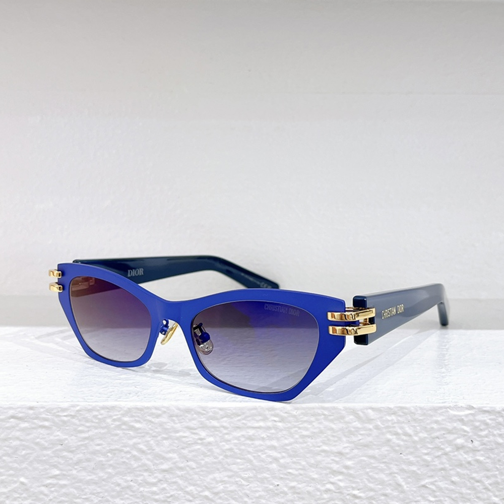 Dior Metal Letter Logo Sunglasses Top Quality (Replica）