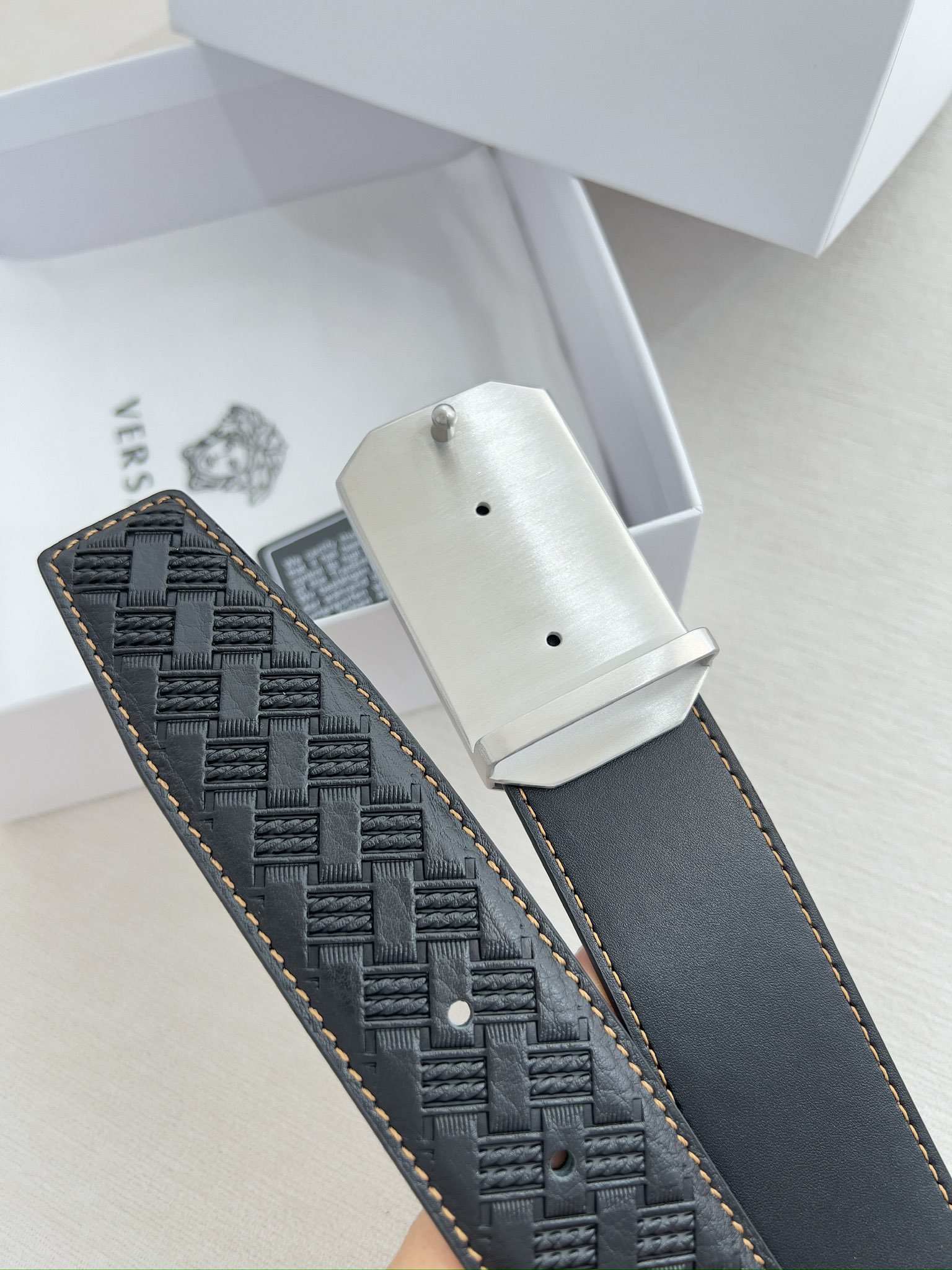 Versace Leather Belts 1:1 Mirror Version