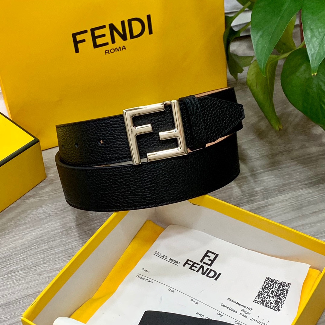 Fendi Leather Belts 1:1 Mirror Version