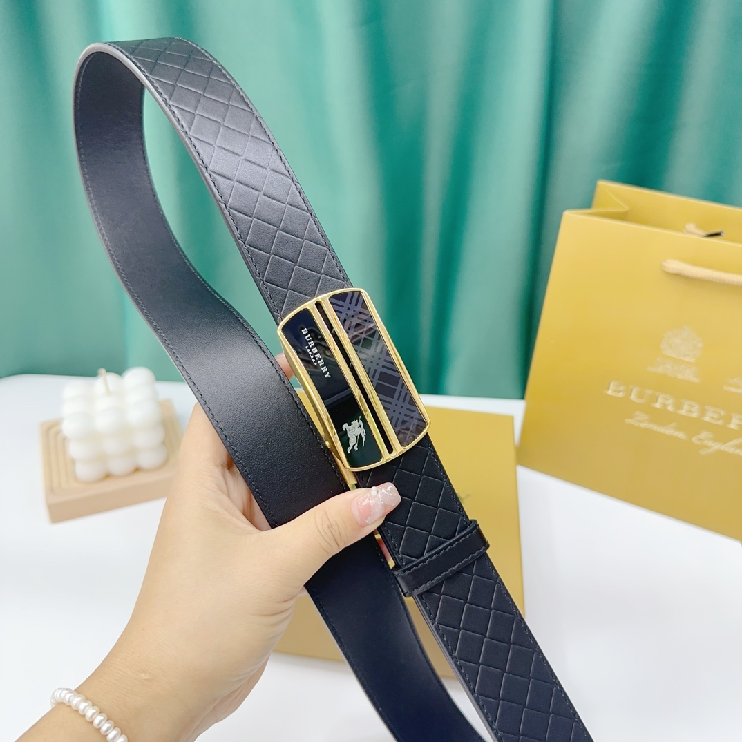 Burberry Leather Belts 1:1 Mirror Version