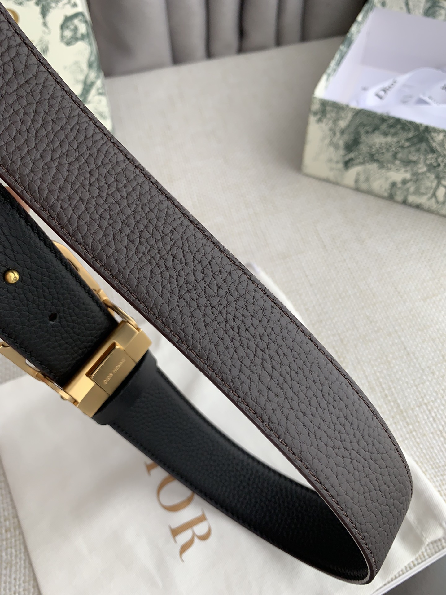 Dior Leather Belts 1:1 Mirror Version