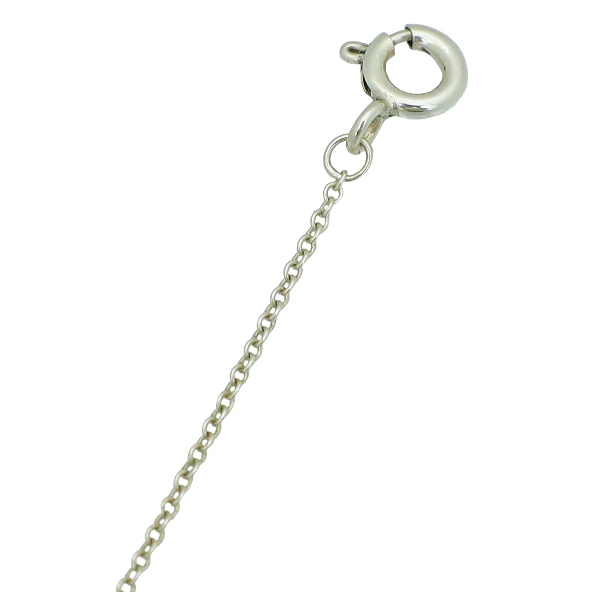 Tiffany & Co Silver Paloma Picasso Olive Leaf Heart Pendant Necklace